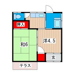 川井住宅の物件間取画像